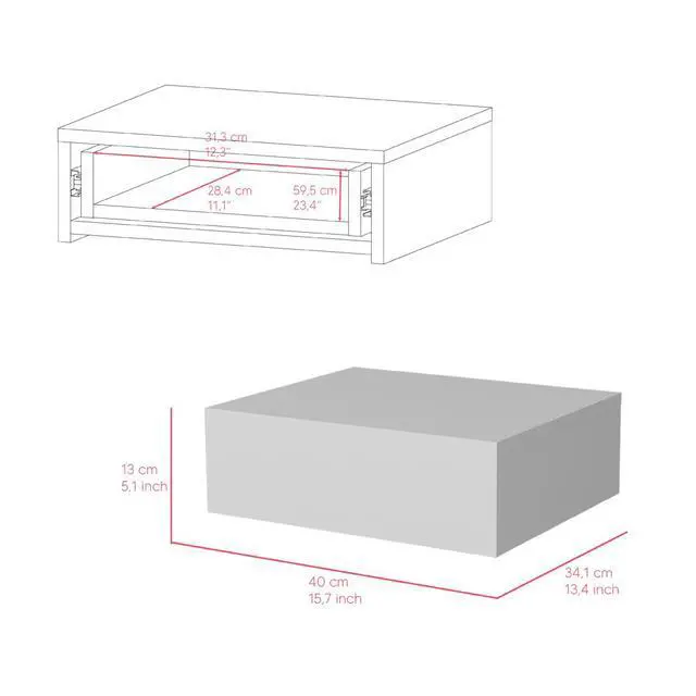 Alt view image 7 of 7 - Nightstand Isola, Bedroom, White