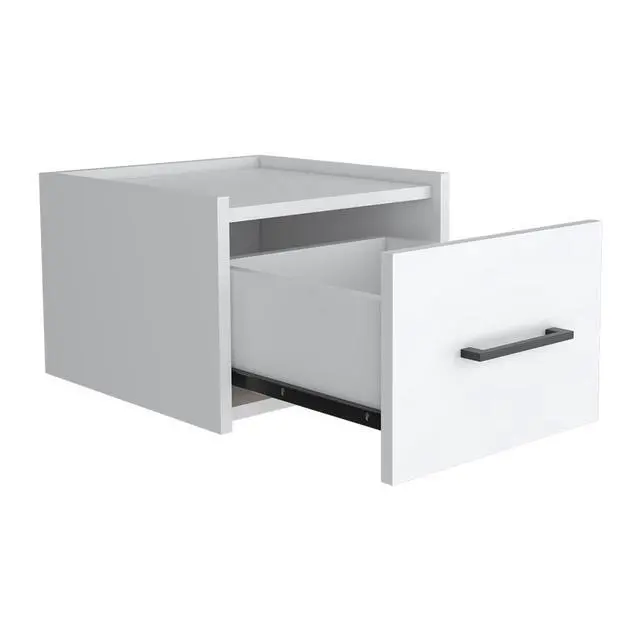 Alt view image 6 of 7 - Floating Nightstand Calion, Bedroom, White