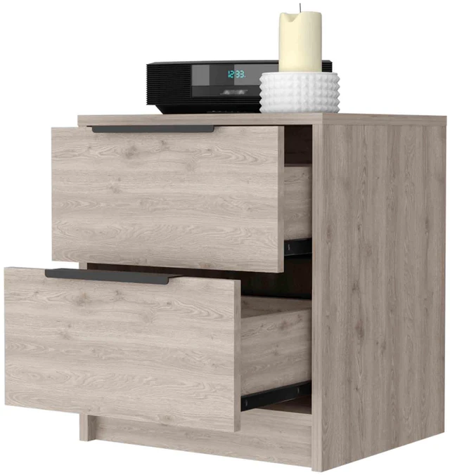 Alt view image 7 of 7 - Washington Nightstand, Two Large Drawers