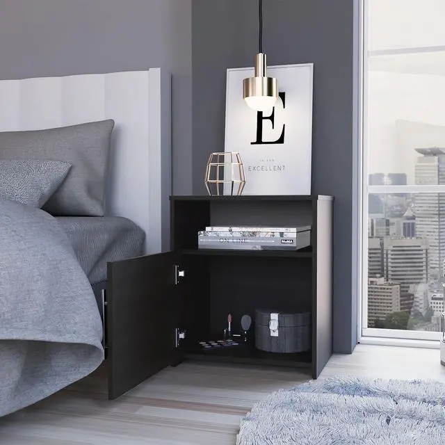 Alt view image 4 of 5 - Bristol Nightstand, One Cabinet, Top Surface
