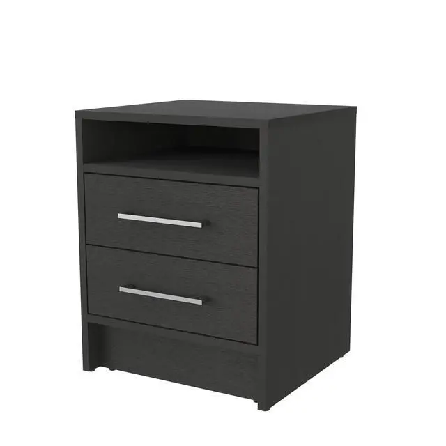 Alt view image 4 of 7 - Eastover Nightstand 2.0 In Melamine With Two Drawers