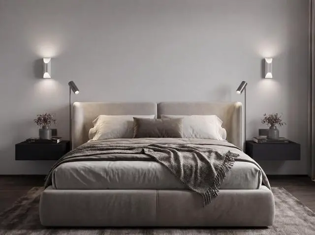Main image of Custer Floating Nightstands Set Of 2 - Wall Mounted Bedside Tables For Bedroom, Wenge