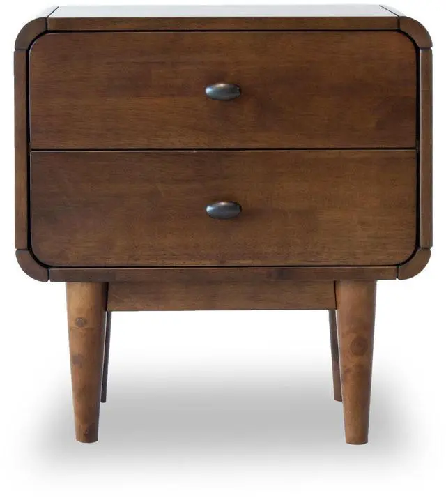 Alt view image 3 of 7 - Alexa Mid Century Modern Style Night Stand