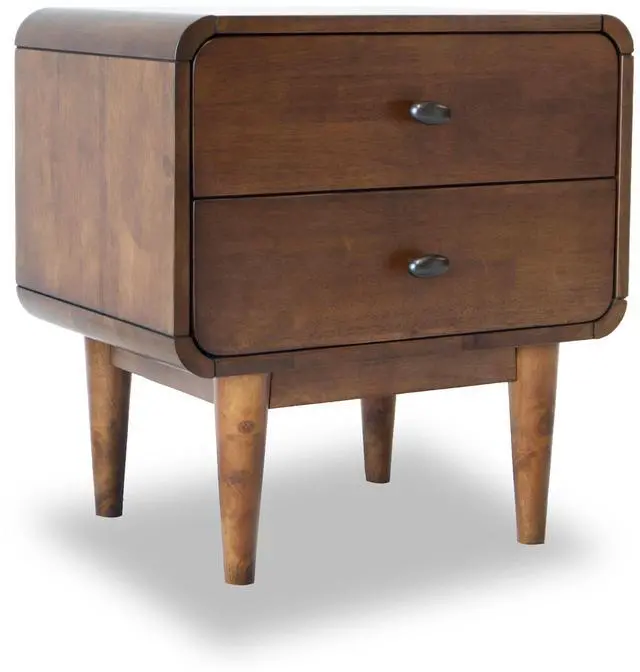 Alt view image 2 of 7 - Alexa Mid Century Modern Style Night Stand