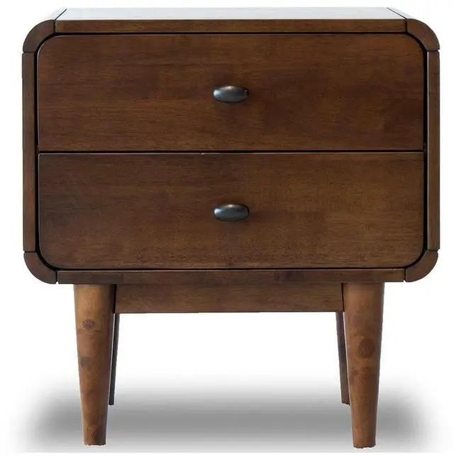 Alt view image 6 of 7 - Alexa Mid Century Modern Style Night Stand