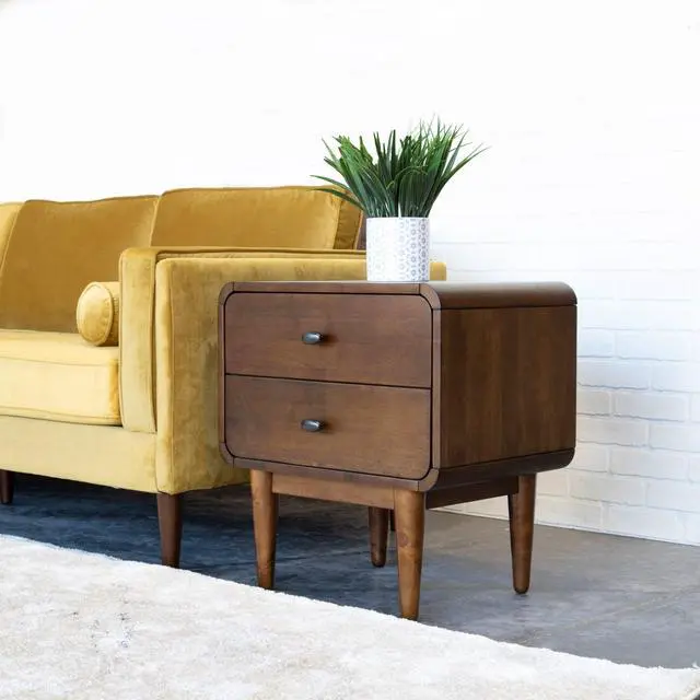 Alt view image 7 of 7 - Alexa Mid Century Modern Style Night Stand