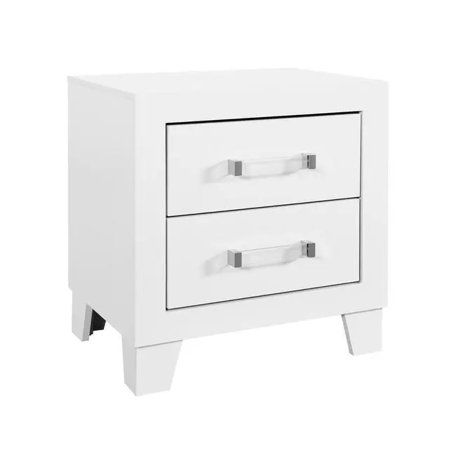 Alt view image 5 of 5 - OMODA WHITE NIGHTSTAND