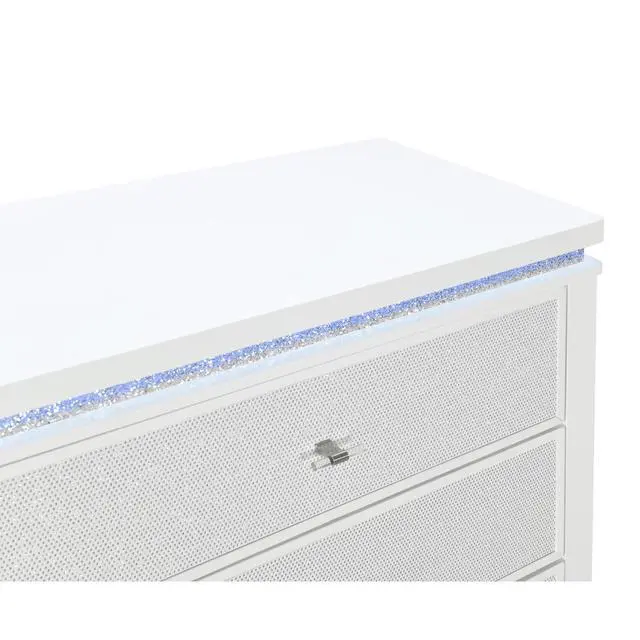 Alt view image 7 of 7 - ADALID WHITE NIGHTSTAND