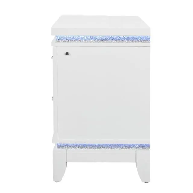 Alt view image 6 of 7 - ADALID WHITE NIGHTSTAND