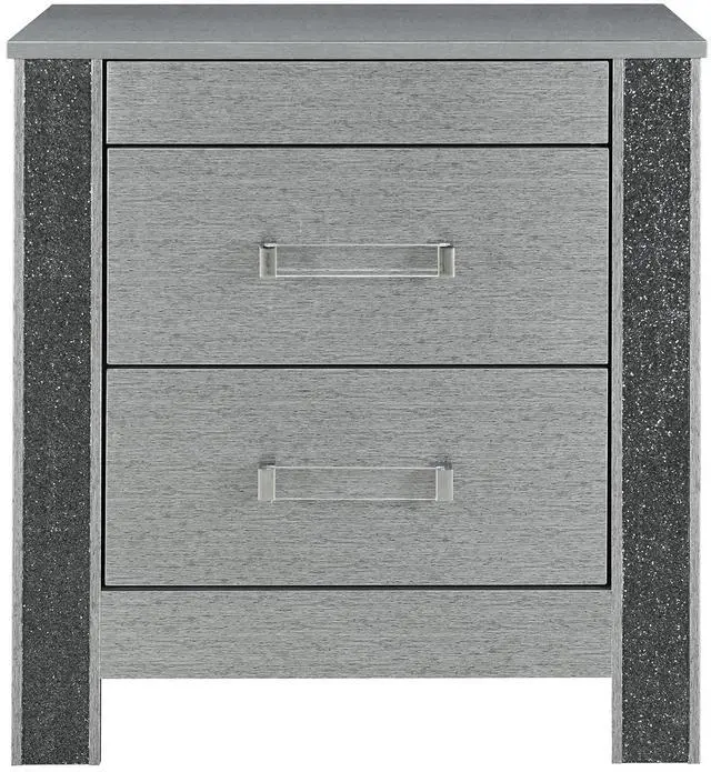 Alt view image 4 of 7 - Lorenzo Silver Nightstand