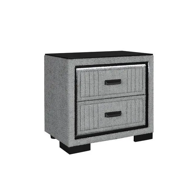 Alt view image 3 of 5 - Isaiah Gray Nightstand