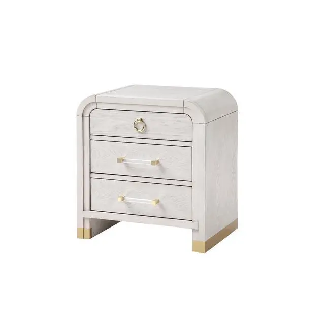 Alt view image 5 of 5 - Malco Oak Nightstand