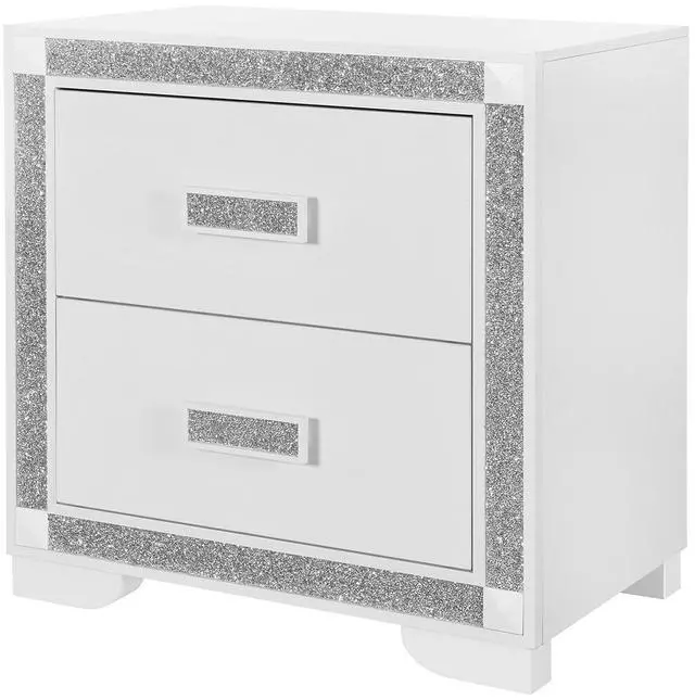 Alt view image 3 of 5 - Soulmarie White Nightstand