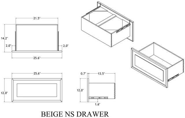 Alt view image 6 of 7 - Ciara Beige Nightstand