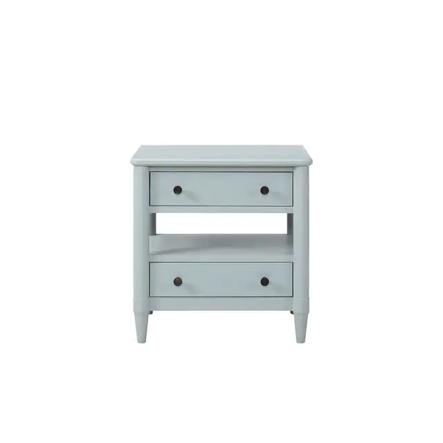 Main image of Open Nightstand Ocean Finish With 2 Drawers