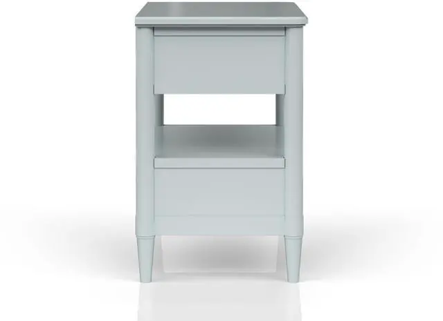 Alt view image 4 of 7 - Open Nightstand Ocean Finish With 2 Drawers