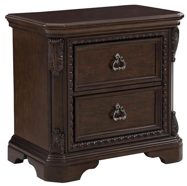 Main image of Mahogany 2 Drawer Nightstand