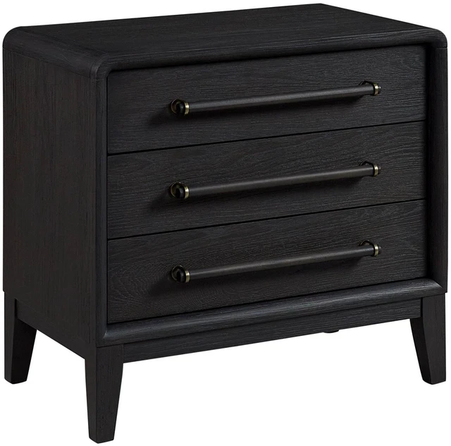 Alt view image 6 of 7 - 3 Drawer Nightstand With Usb