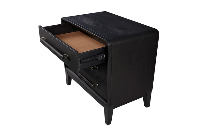 Alt view image 7 of 7 - 3 Drawer Nightstand With Usb