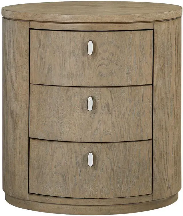 Main image of Oval Nightstand - Toffee