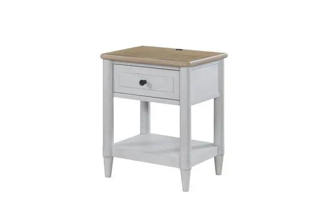 Alt view image 5 of 5 - Small Teen Nightstand - Cement And Sand