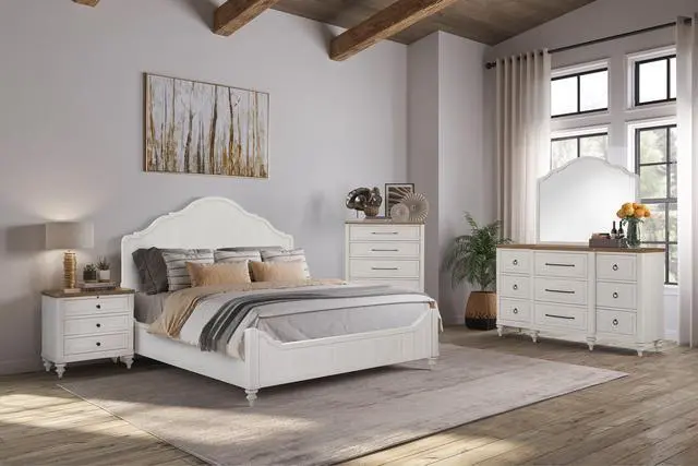Alt view image 2 of 6 - 3 Drawer Nightstand With Usb - Cement And Sand