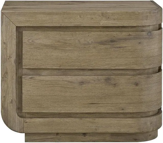 Main image of Left Nightstand In English Knotty Oak