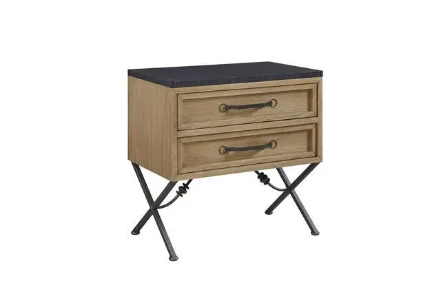 Alt view image 3 of 4 - 2 Drawer Nightstand - Cashew
