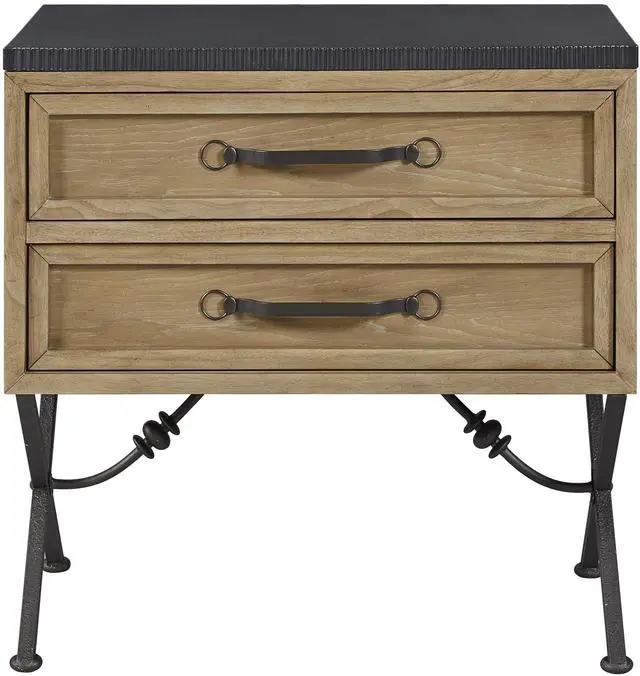 Main image of 2 Drawer Nightstand - Cashew