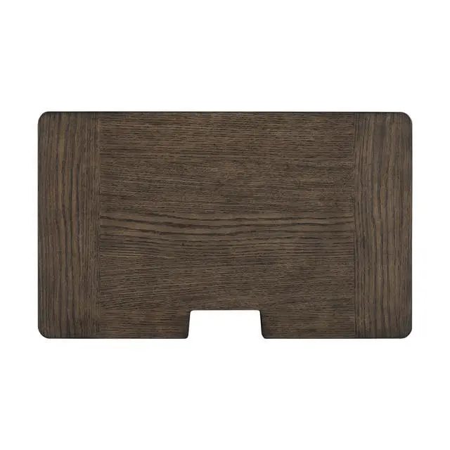 Alt view image 6 of 7 - Dark Oak 3-Drawer Nightstand With Usb
