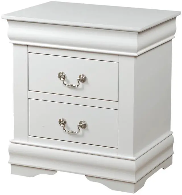 Main image of Louis Philippe White Finish Nightstand