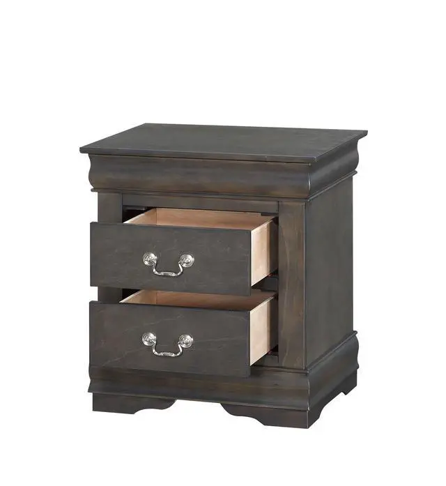 Alt view image 5 of 6 - Louis Philippe Dark Gray Nightstand