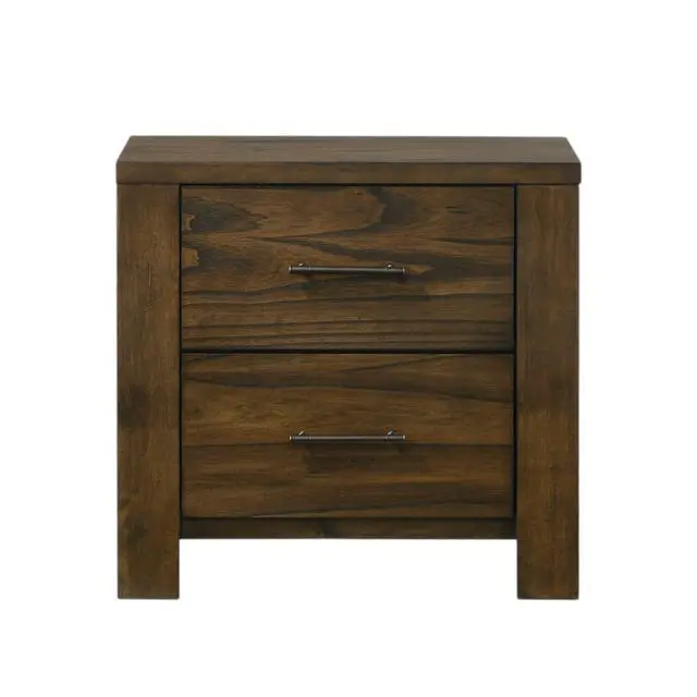 Alt view image 5 of 6 - Merrilee Oak Finish Nightstand