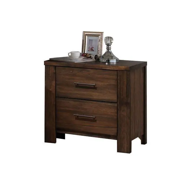 Alt view image 4 of 6 - Merrilee Oak Finish Nightstand