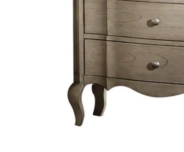 Alt view image 5 of 5 - Chelmsford Antique Taupe Finish Nightstand