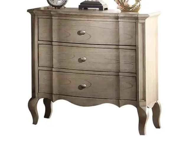 Alt view image 3 of 5 - Chelmsford Antique Taupe Finish Nightstand