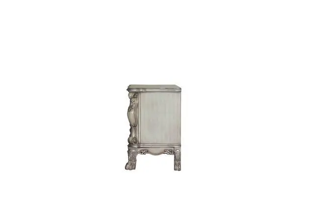 Alt view image 6 of 7 - Dresden Vintage Bone White Finish Nightstand