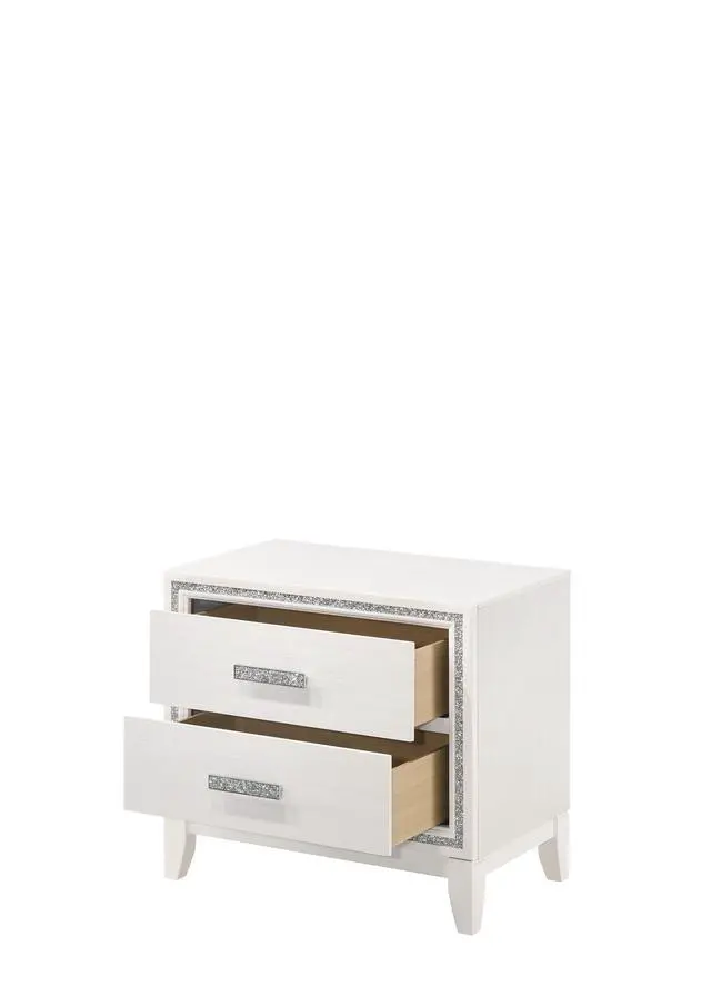 Alt view image 5 of 6 - Haiden White Finish Nightstand