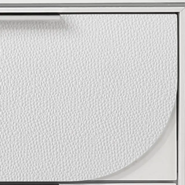 Alt view image 7 of 7 - Tarian Pearl White Finish Nightstand
