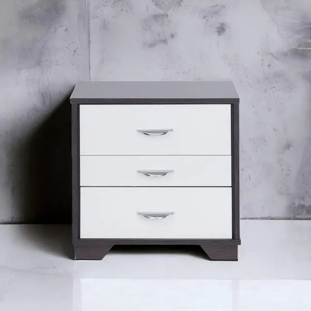 Alt view image 4 of 7 - Eloy White & Black Finish Accent Table