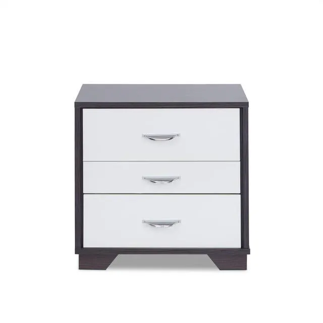 Alt view image 5 of 7 - Eloy White & Black Finish Accent Table