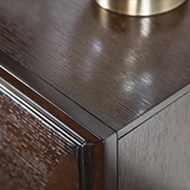 Alt view image 3 of 7 - Transitional Style Espresso Finish Nightstand 1Pc English Front And French Back Dovetail Drawers Bedroom Furniture
