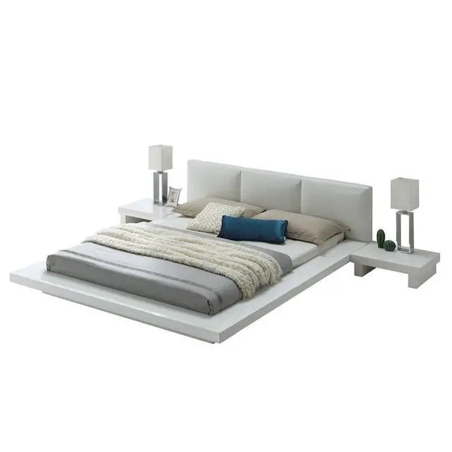 Alt view image 5 of 6 - Contemporary Style 1Pc Nightstand High Gloss Lacquer Coating White Finish Bedroom Furniture