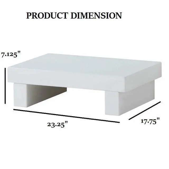 Alt view image 4 of 6 - Contemporary Style 1Pc Nightstand High Gloss Lacquer Coating White Finish Bedroom Furniture