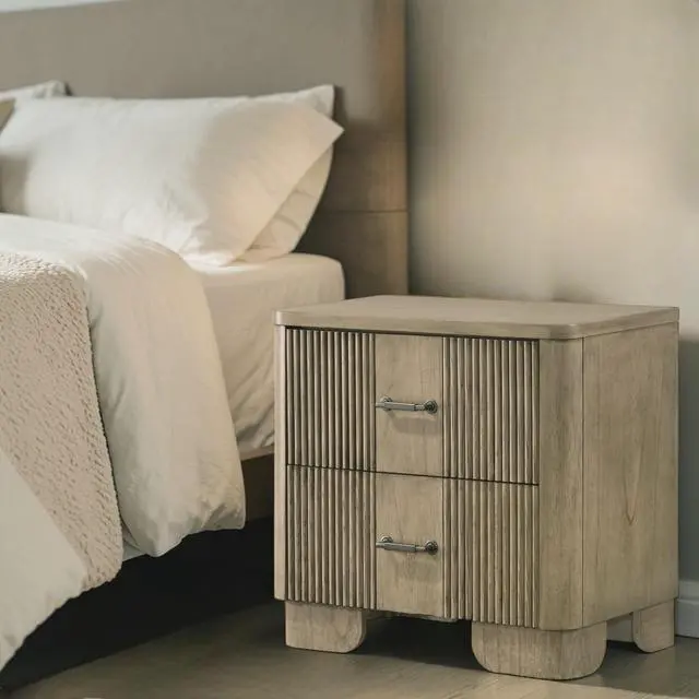 Alt view image 2 of 7 - Lakkari Antique Oak Nightstand