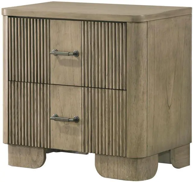 Alt view image 7 of 7 - Lakkari Antique Oak Nightstand