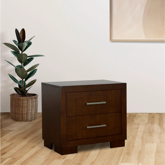 Main image of Polk Cappuccino 2-Drawer Nightstand