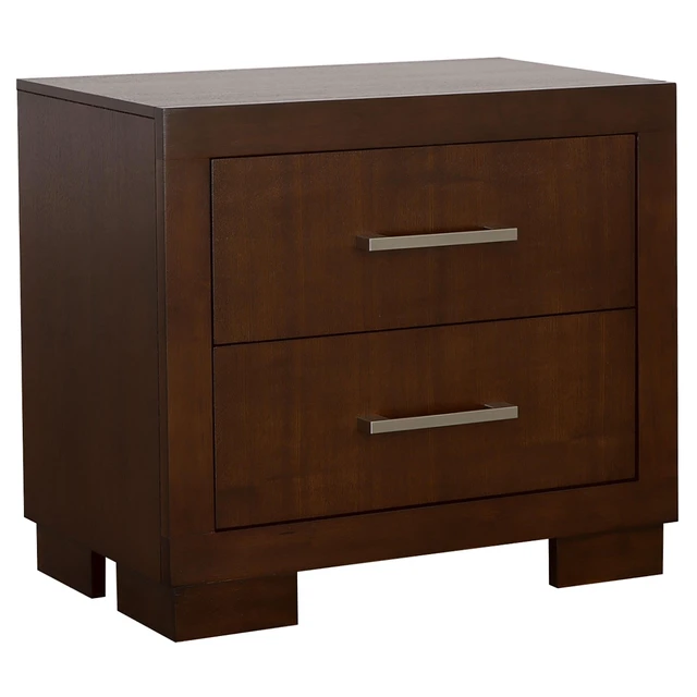 Alt view image 2 of 7 - Polk Cappuccino 2-Drawer Nightstand