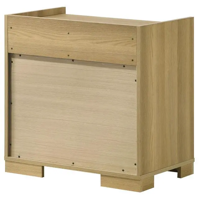 Alt view image 6 of 7 - Lincoln Natural 2-Drawer Nightstand Bedside Table