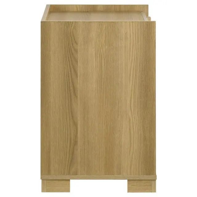Alt view image 4 of 7 - Lincoln Natural 2-Drawer Nightstand Bedside Table